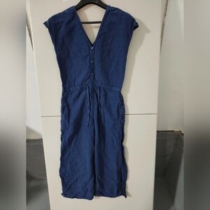 Elegant Blue Women's Dress